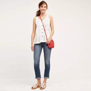 Paige Jimmy Jimmy Skinny Jeans In Tigerlily  Size 25
